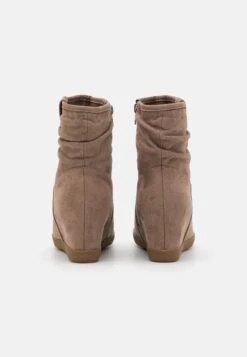 Anna Field Winter Boot - Enkellaarsjes Met Sleehak - Taupe 9 Anna Field Winter Boot - Enkellaarsjes Met Sleehak - Taupe -Anna Field 25a4365dbe694dfe88552a3563bd424c