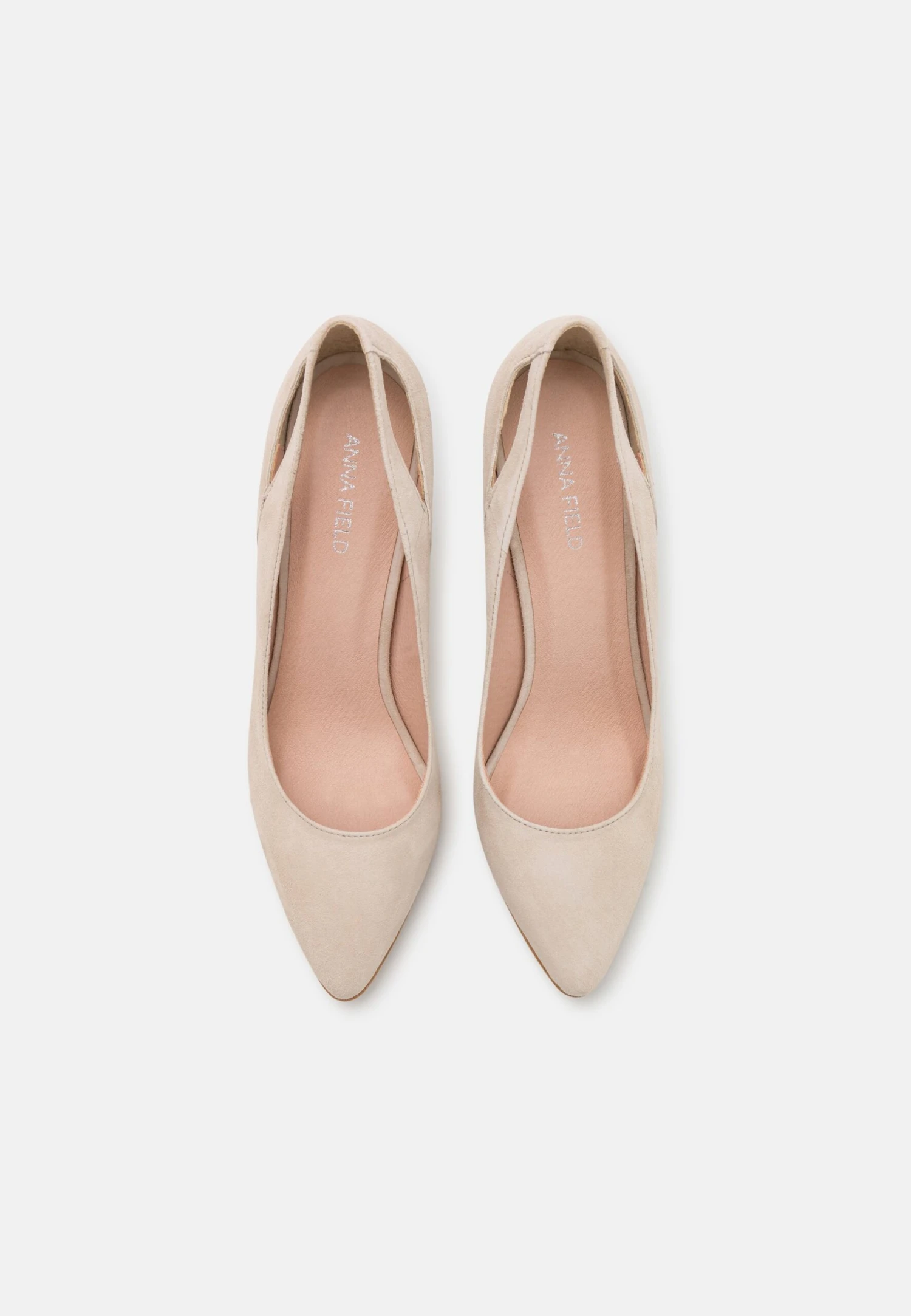 Anna Field Leather- Hoge Hakken - 1Light Grey 6 Anna Field Leather- Hoge Hakken - 1Light Grey - Afbeelding 6