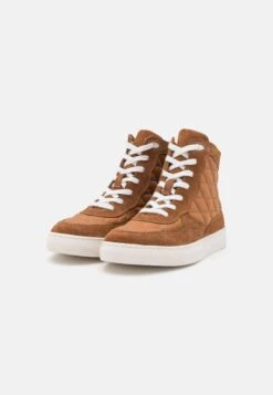 Anna Field Leather - Sneakers Hoog - Cognac -Anna Field 5775cdbb5b5d4e3f870f6d153c2d0a42