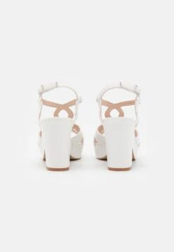 Anna Field Leather - Sandalen Met Plateauzool - White -Anna Field 580f36ec4fa646c6ba867ecd4e76e361