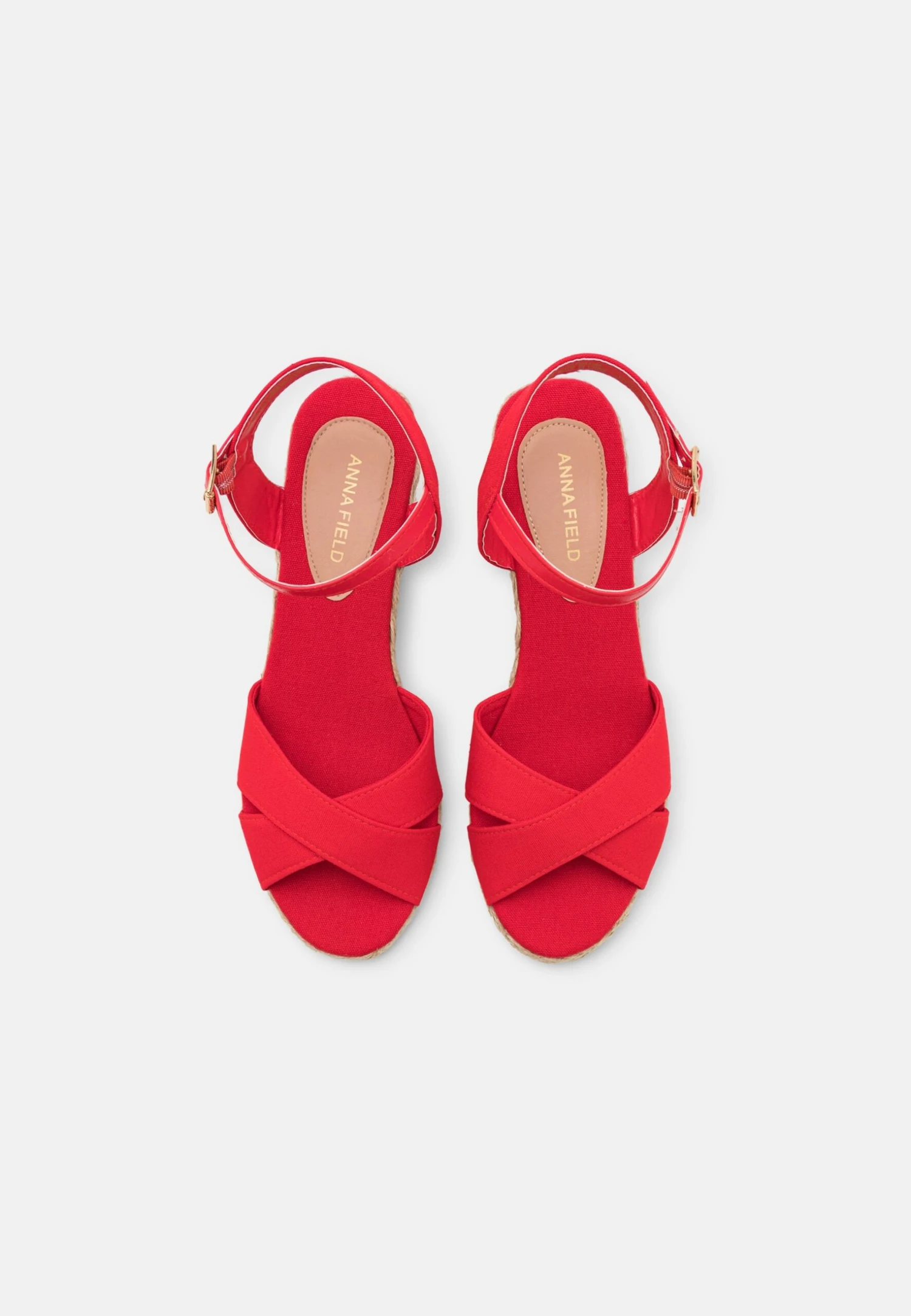 Anna Field Sandalen Met Sleehak - Red 6 Anna Field Sandalen Met Sleehak - Red - Afbeelding 6