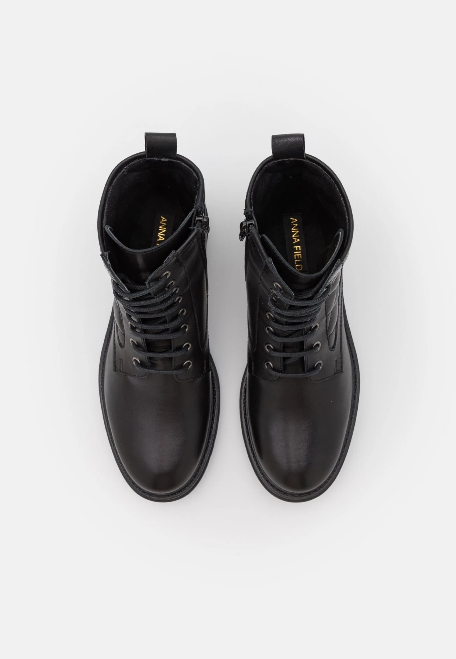 Anna Field Leather - Veterboots - Black 6 Anna Field Leather - Veterboots - Black - Afbeelding 6