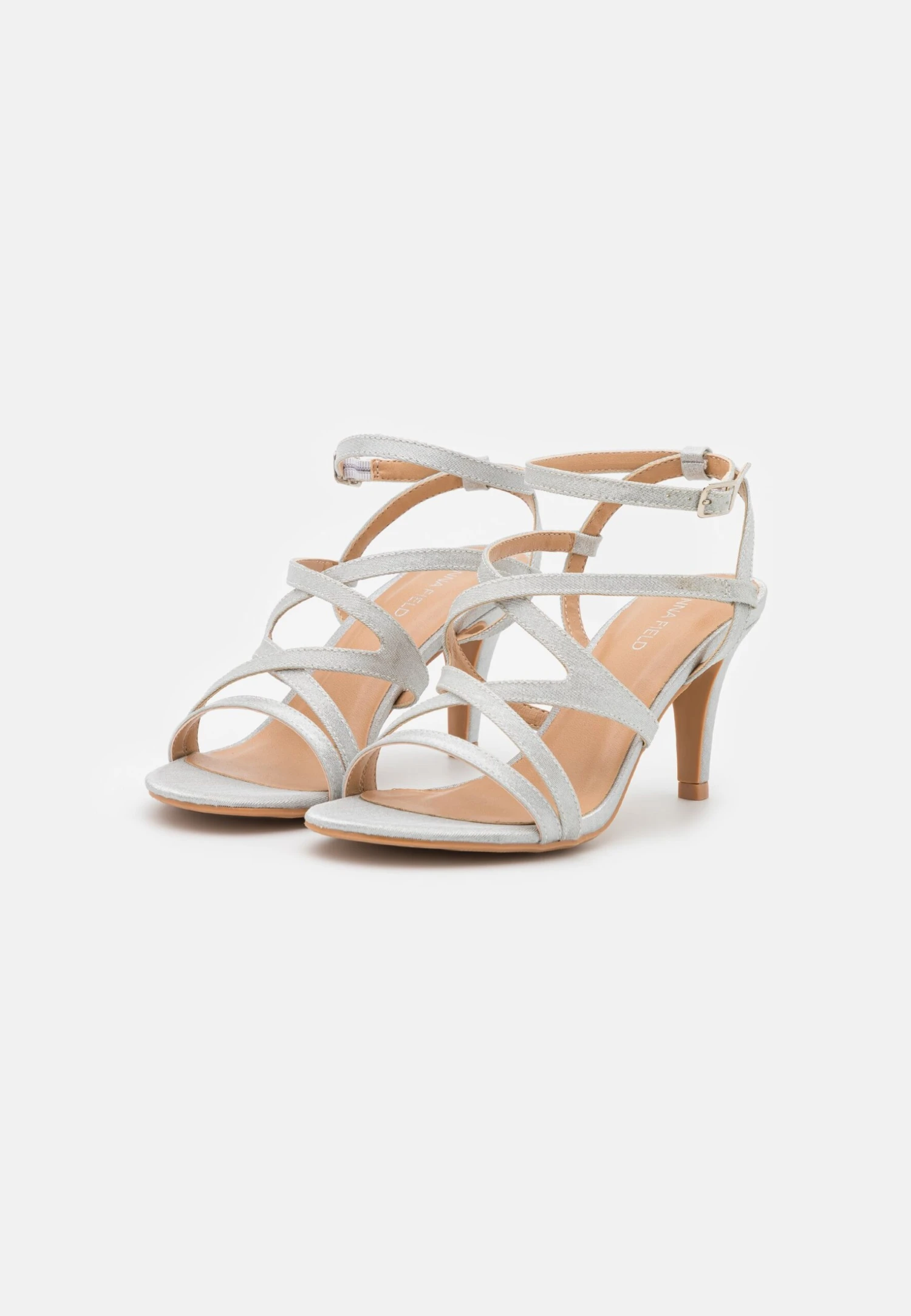 Anna Field Sandalen - Silver 3 Anna Field Sandalen - Silver - Afbeelding 3