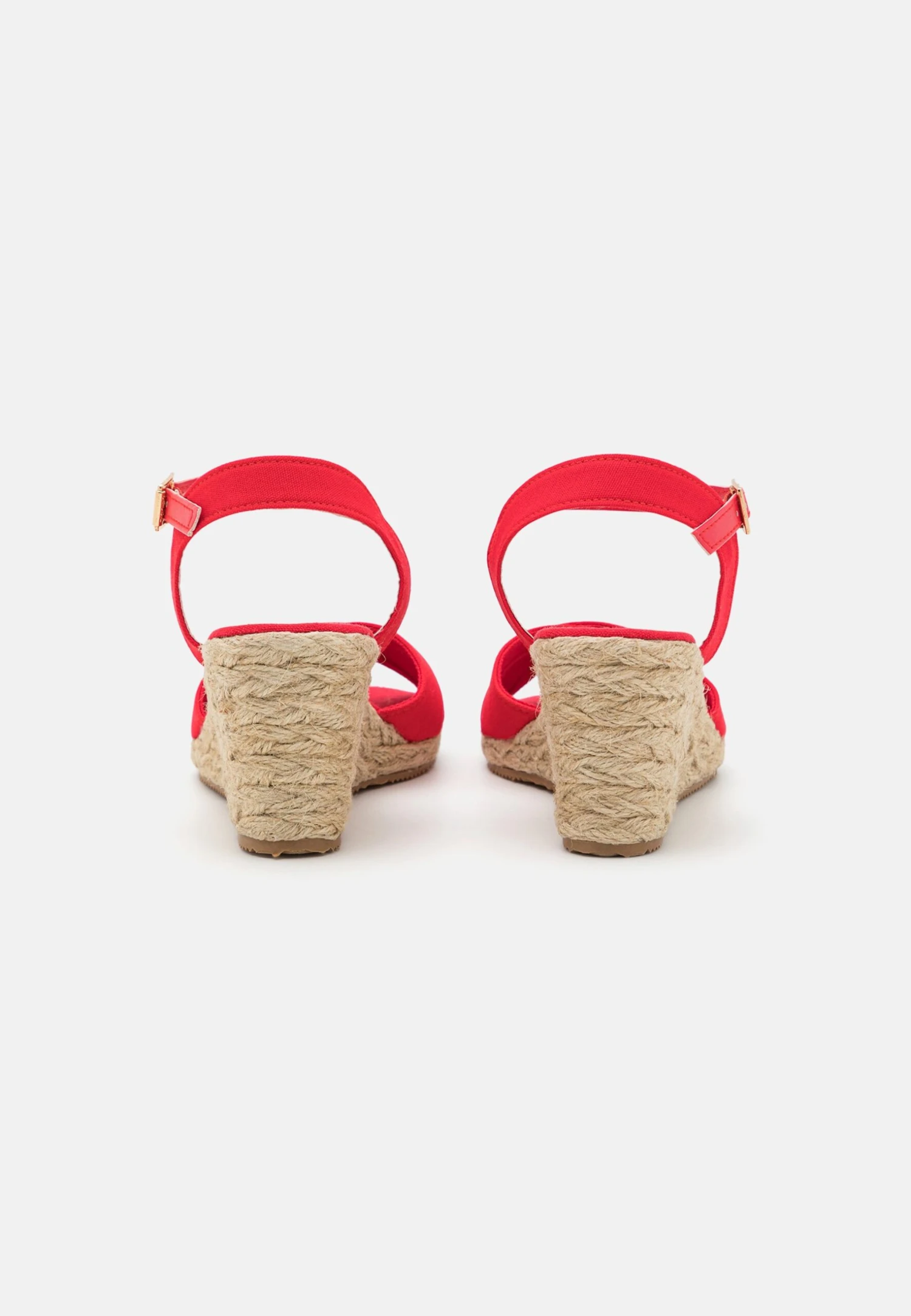 Anna Field Sandalen Met Sleehak - Red 4 Anna Field Sandalen Met Sleehak - Red - Afbeelding 4